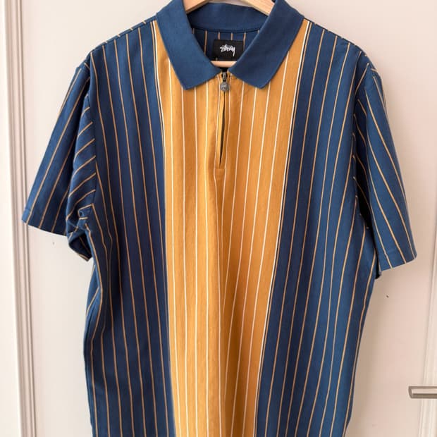 스투시(stussy) Tivoli 스트라이프 폴로pk