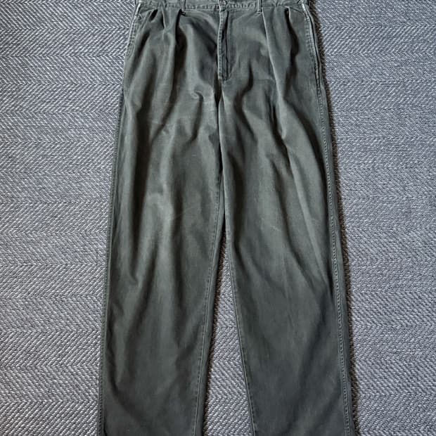 (34) 90s USA 폴로 랄프로렌 더블 플리츠 치노팬츠