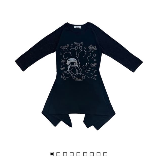 지초이 티드레스 블랙