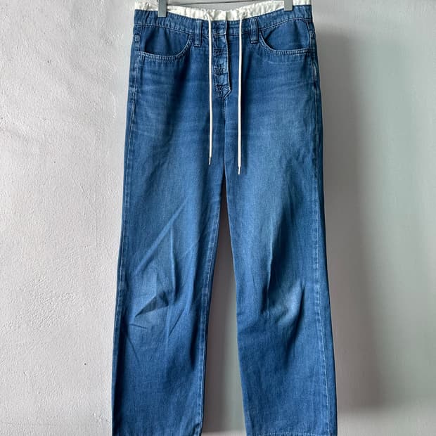 margiela banding layer denim