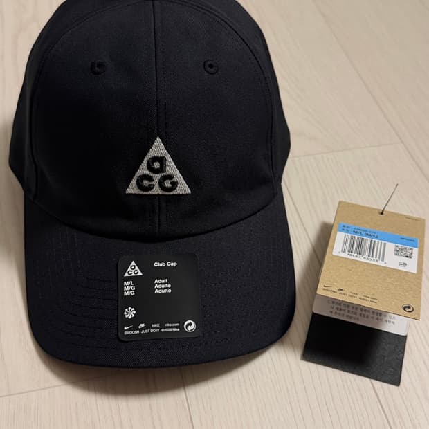 (새상품) 나이키 ACG 클럽캡 블랙 모자 볼캡