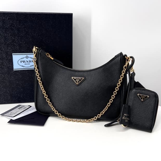 프라다 사피아노 호보백 가방 / 래플 정퀄