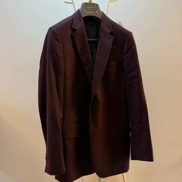 울 캐시미어 블레이저 