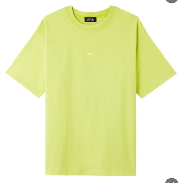 A.P.C. 라임 티셔츠 XL