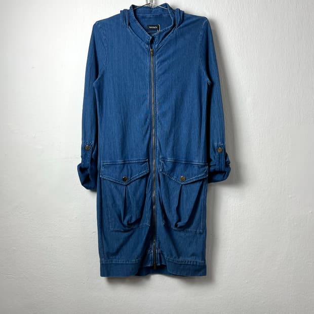 막스마라 MAX&CO 인디고 후드 집업