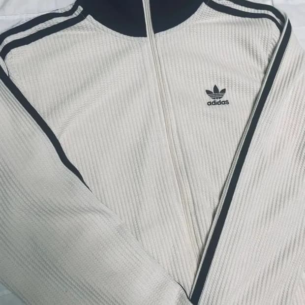 S/아디다스 와플져지 아이보리 니트져지 져지 판매