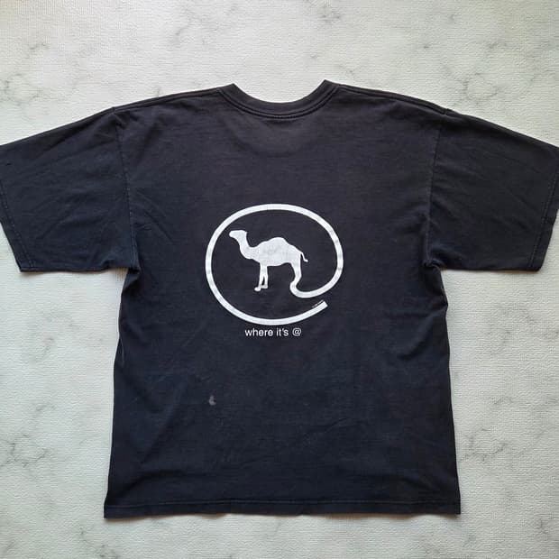 [XL] 90s Camel where it's@ 티셔츠