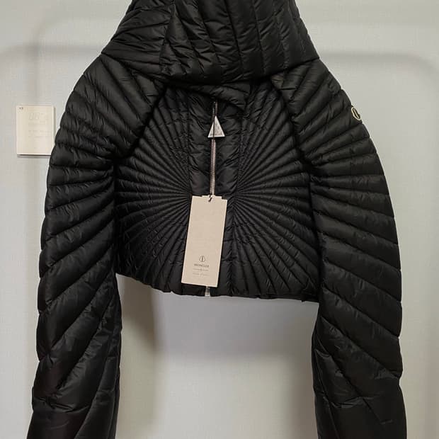 [2] 몽클레어 몽클레르 릭오웬스 레디언스 컨버터블 쇼트 다운 자켓