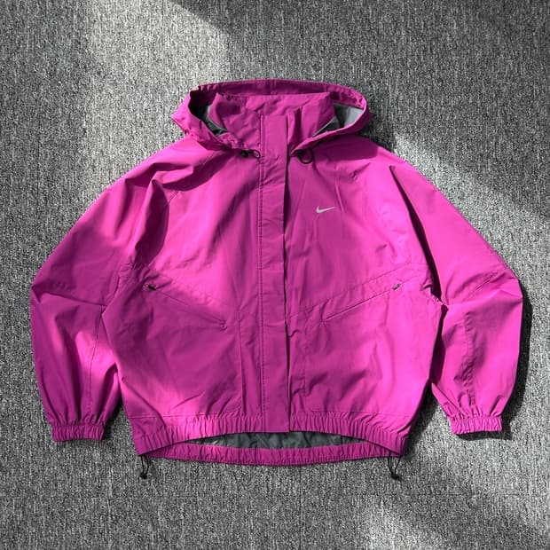 나이키 PACER 퍼플 스톰핏 바람막이 자켓 