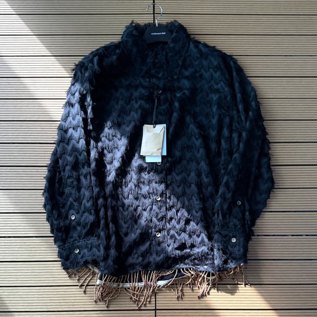 앤더슨벨 버드 롱 샤기 셔츠