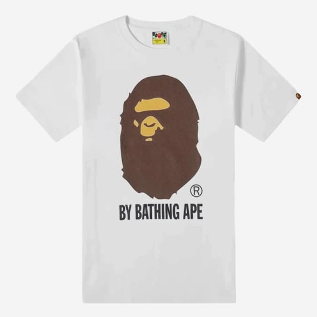 BAPE 베이프 바이 베이싱 에이프 티셔츠 화이트 L