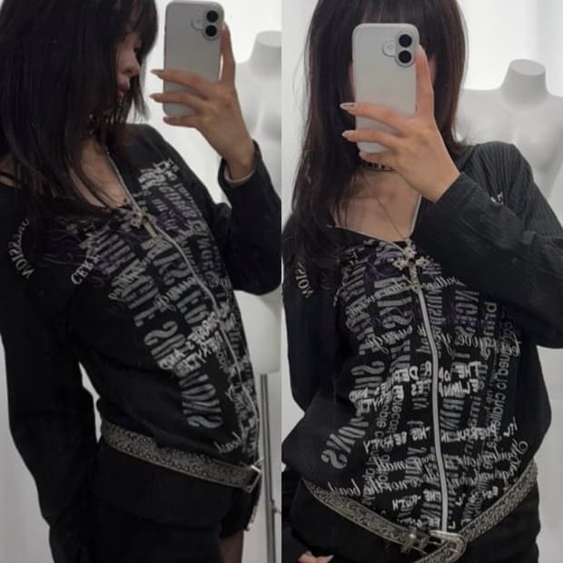 🎸블랙 레터링 후디🎸