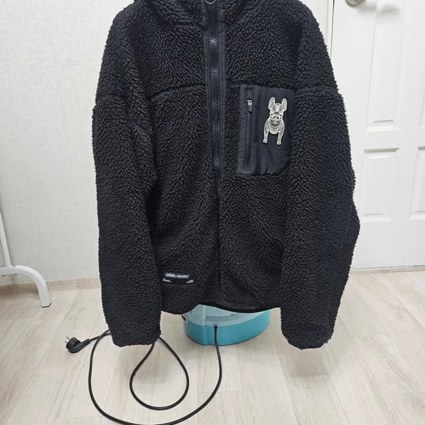 (100~105)L ☆초대장급☆라이프워크[블랙] 빅자수 쉐르파후리스점퍼