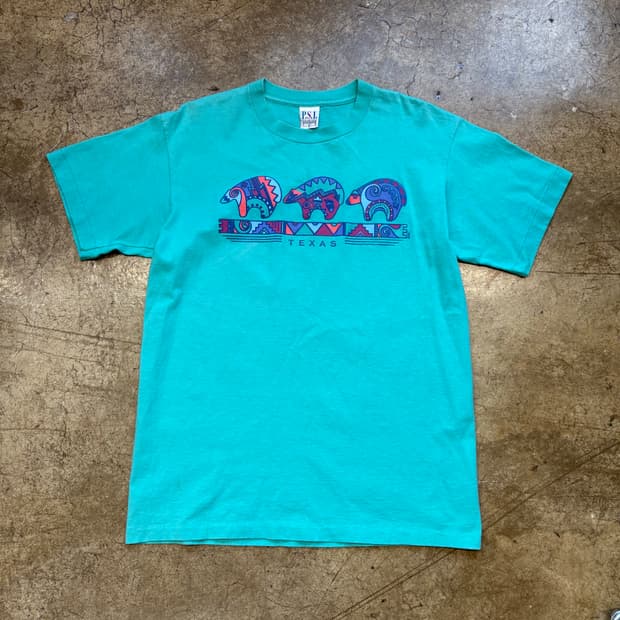 90s 민트 컬러 미제 빈티지 티셔츠