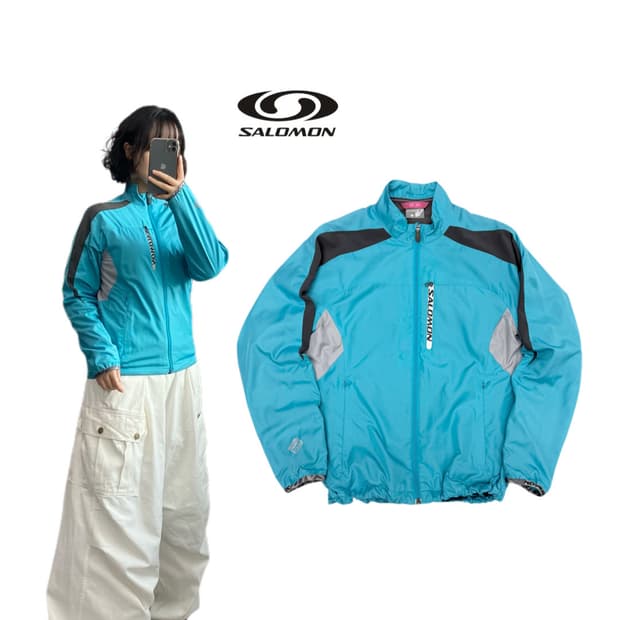 살로몬 고프코어 경량 바람막이 자켓