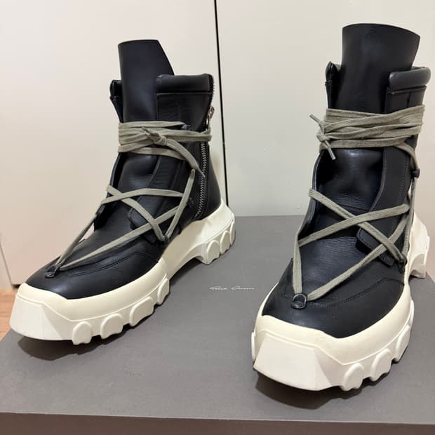 Rick owens 아크네 팹스타일 하이킹 부츠 18ss