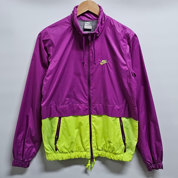 나이키 여성 컬러블록 바람막이 L