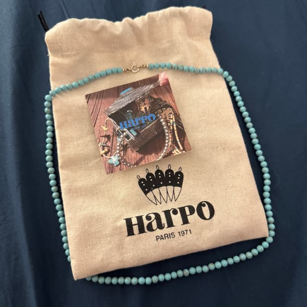 아르포파리 터키석 비즈 목걸이 (51cm)