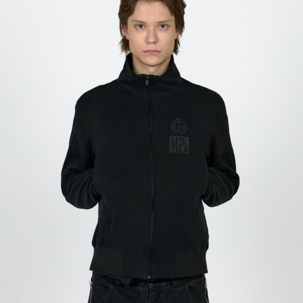 MPa CONTRAST ZIPPED JACKET (BLACK)