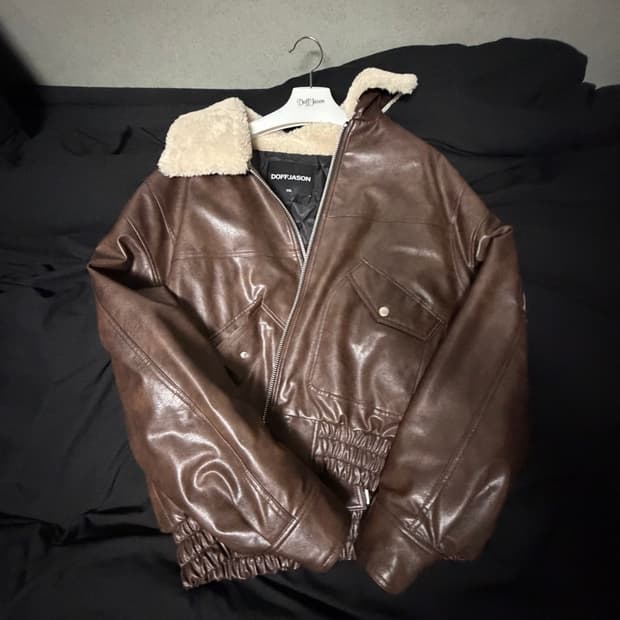 도프제이슨 시어링카라 Cwu 자켓 브라운 2XL