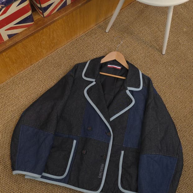 PERSON'S 믹스매치 데님 자켓 LL