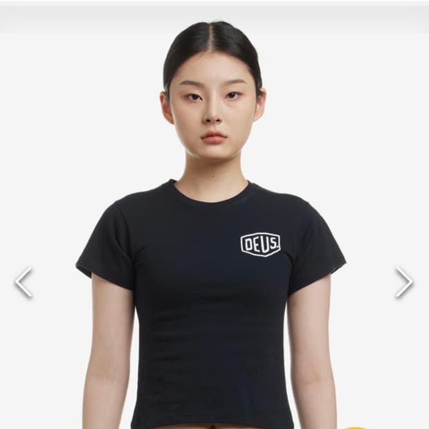 데우스 deus 크롭 키즈 반팔