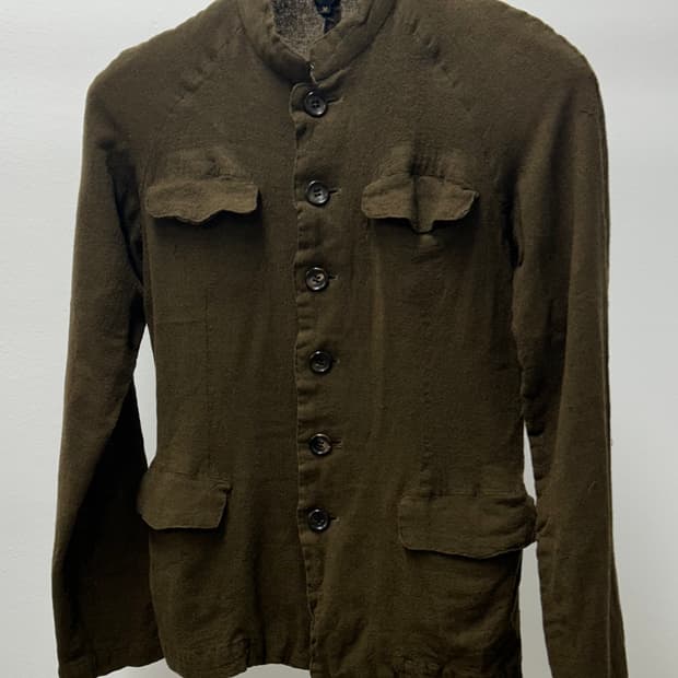 Comme des Garcons 하이넥 울 자켓