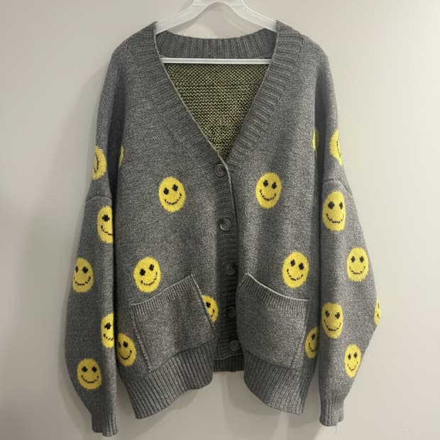 스마일 가디건