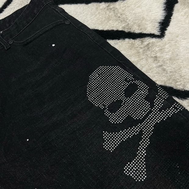 [34]Boy London 스컬 슬림핏 데님/흑청/스판