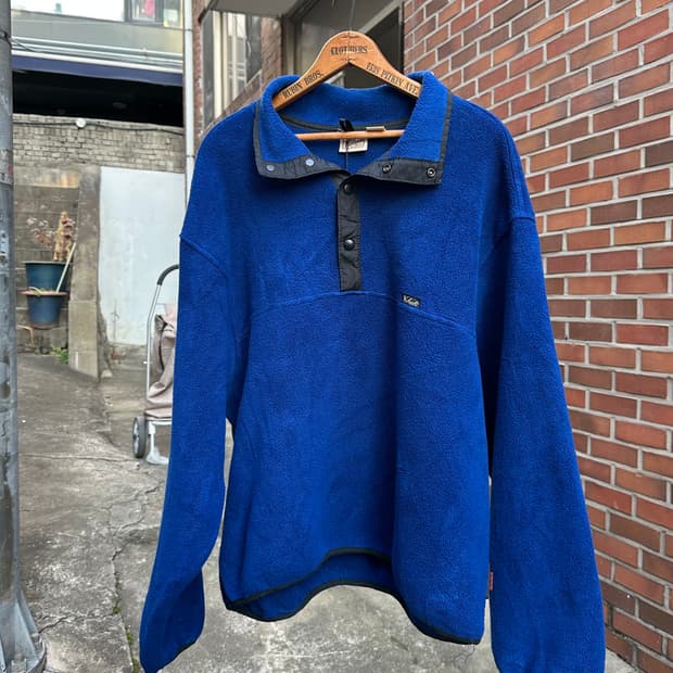 90s 울리치 신칠라 스낵티 후리스 풀오버 made in usa