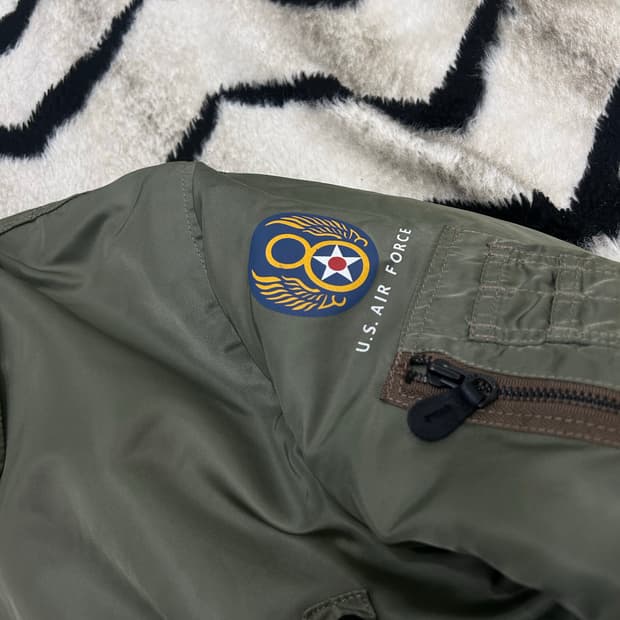 [XL]프로퍼 U.S에어포스 MA-1 항공점퍼/세이지그린