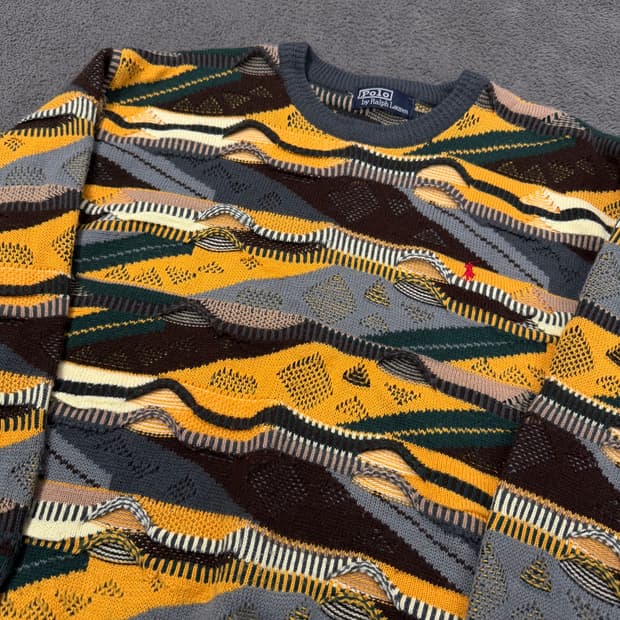 [ 정품/100 ] 폴로랄프로렌 빈티지 케이블 니트티