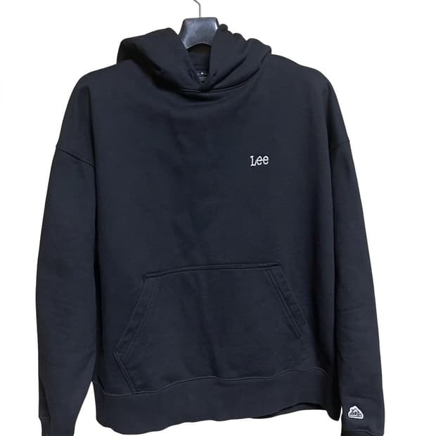 [ Lee 블랙 후드티 사이즈 S ]