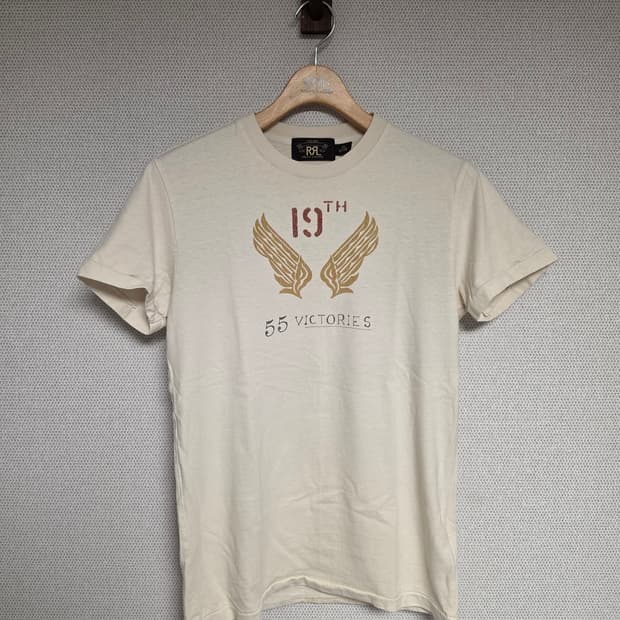 RRL 더블알엘 윙 로고 프린팅 반팔 티셔츠 XS