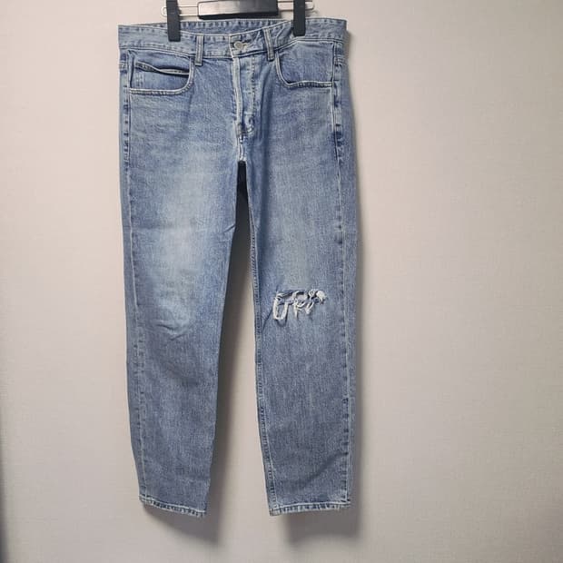 솔리드옴므 연청 청바지 50사이즈