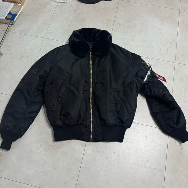 알파인더스트리 cwu-45p 블랙 L ma-1