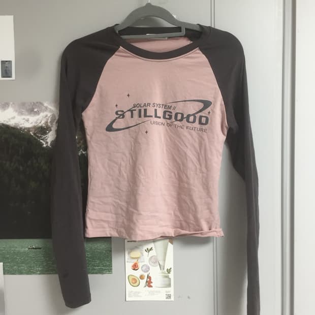 스틸굿 배색 티셔츠 