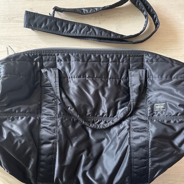 PORTER 2WAY 요시다 포터 탱커 투웨이 더플백 보스턴백 블랙 M