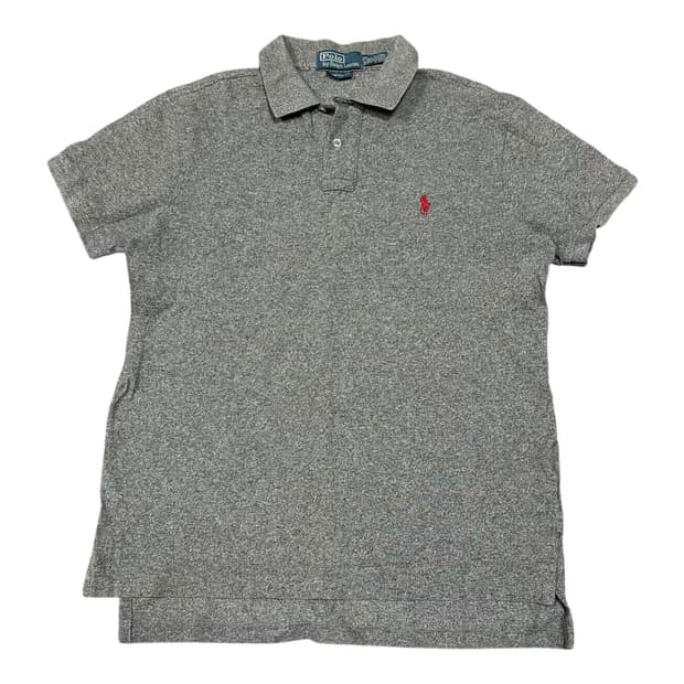 ✨ (바배) 폴로 랄프로렌 커스텀핏 그레이  카라 반팔티 