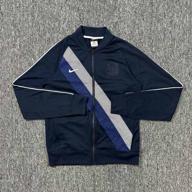 나이키 네이비 져지 트랙탑