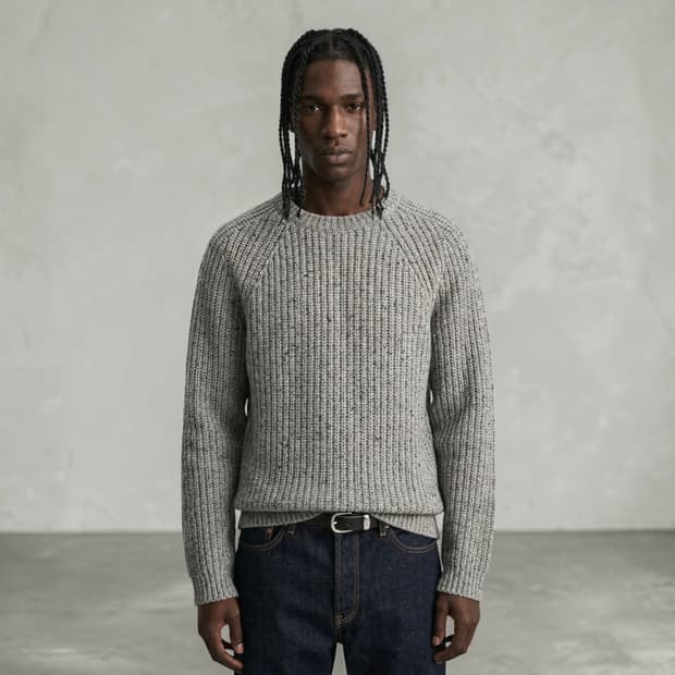 L/ 띠어리 캐시미어 블렌딩 헤비 니트