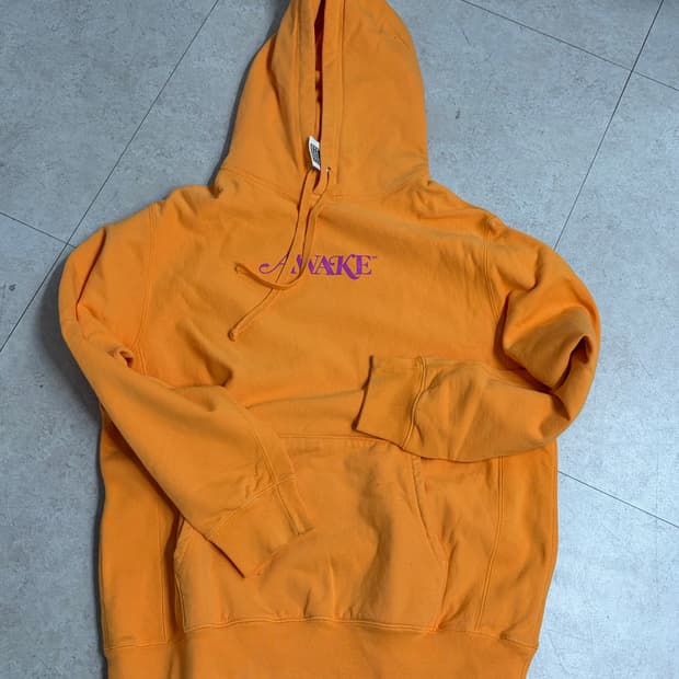 AWAKE NY 어웨이크 뉴욕 후드티 오렌지 L