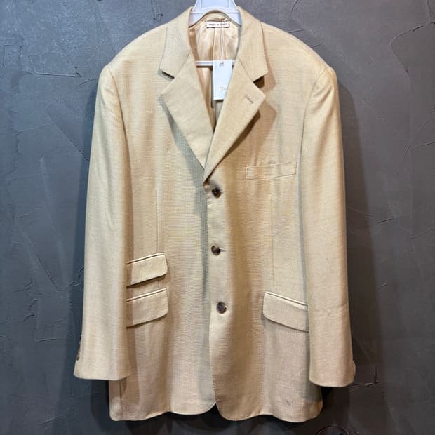 [XL] HERMES 에르메스 캐시미어 실크 블레이저