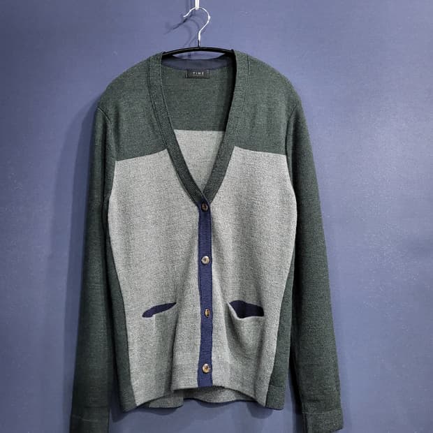 타임(한섬) 모(울)100% 가디건
