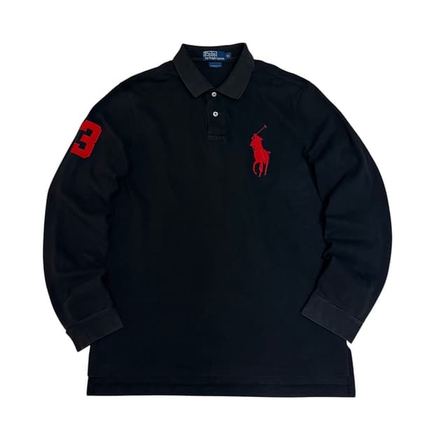 폴로 랄프로렌 빅포니  블랙 카라티 XL
