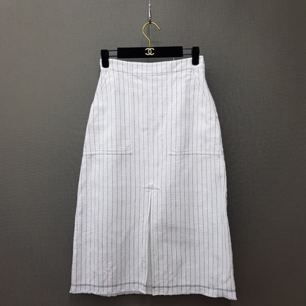 알렉산더왕 핀스트라이프 H라인 스커트 64-84사이즈