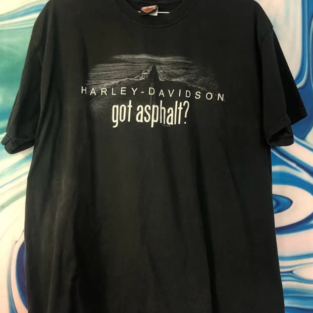 할리데이비슨 2005 got asphalt 반팔 구매 