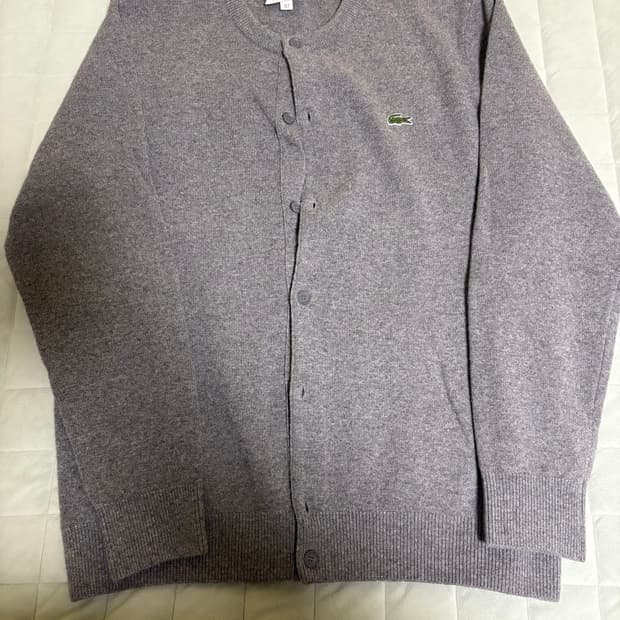 라코스테 캐시미어100 가디건