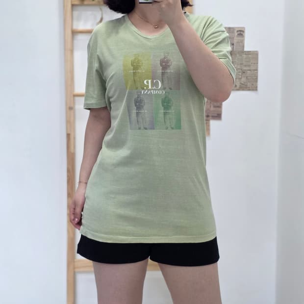 [프립]100/CP 컴퍼니 브이넥 반팔티