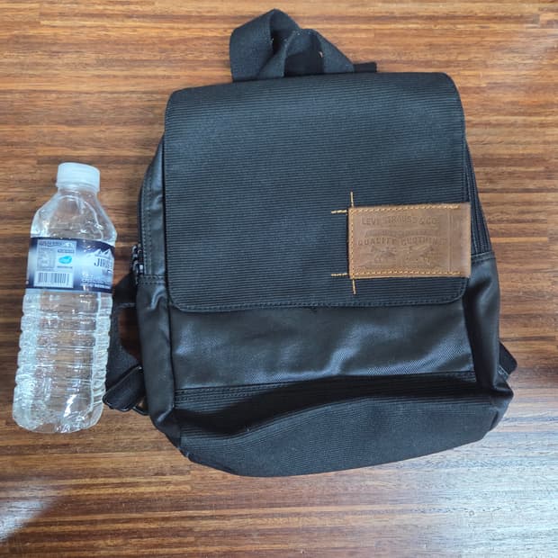 리바이스 빈티지 레더 소형 미니 백팩 